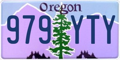 OR license plate 979YTY