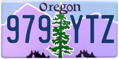 OR license plate 979YTZ