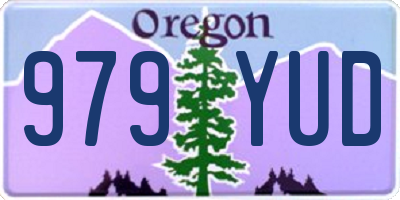 OR license plate 979YUD