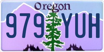 OR license plate 979YUH