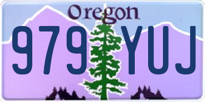 OR license plate 979YUJ