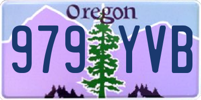 OR license plate 979YVB