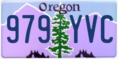 OR license plate 979YVC