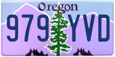 OR license plate 979YVD