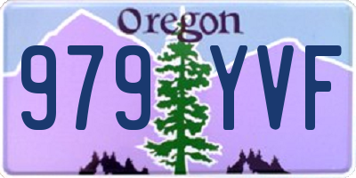OR license plate 979YVF