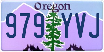 OR license plate 979YVJ