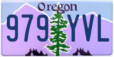 OR license plate 979YVL