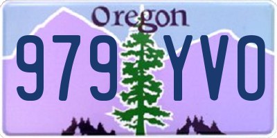 OR license plate 979YVO