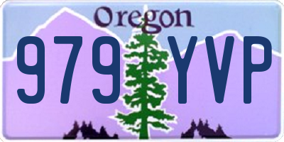 OR license plate 979YVP