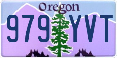 OR license plate 979YVT