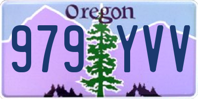 OR license plate 979YVV