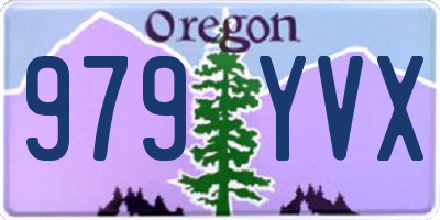 OR license plate 979YVX