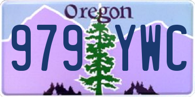 OR license plate 979YWC