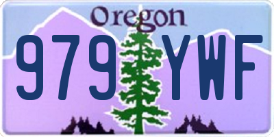 OR license plate 979YWF