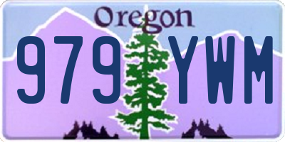 OR license plate 979YWM