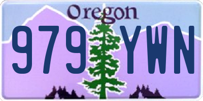 OR license plate 979YWN