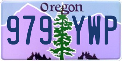OR license plate 979YWP