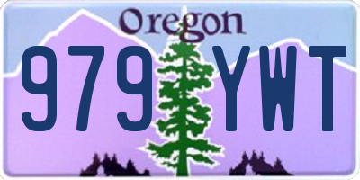 OR license plate 979YWT