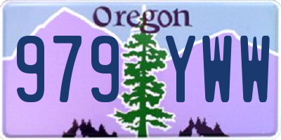 OR license plate 979YWW