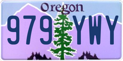 OR license plate 979YWY