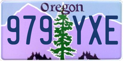 OR license plate 979YXE