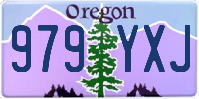 OR license plate 979YXJ