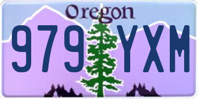 OR license plate 979YXM