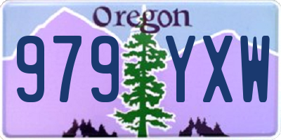 OR license plate 979YXW