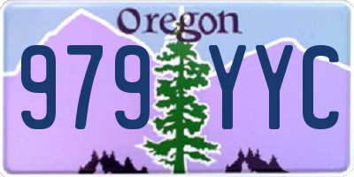 OR license plate 979YYC