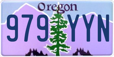 OR license plate 979YYN