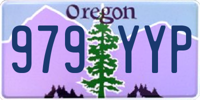 OR license plate 979YYP