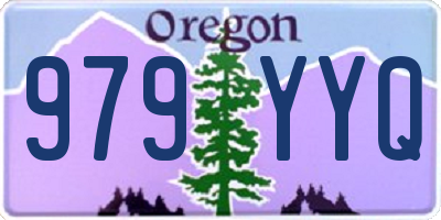 OR license plate 979YYQ