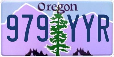 OR license plate 979YYR
