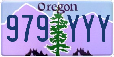 OR license plate 979YYY