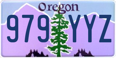 OR license plate 979YYZ