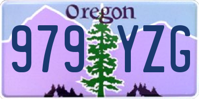 OR license plate 979YZG