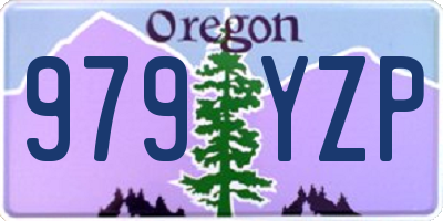 OR license plate 979YZP