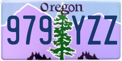 OR license plate 979YZZ