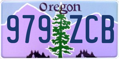 OR license plate 979ZCB
