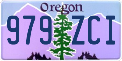OR license plate 979ZCI