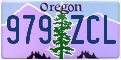 OR license plate 979ZCL