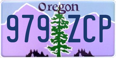 OR license plate 979ZCP