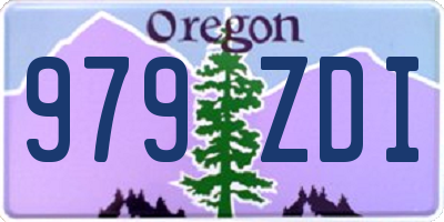 OR license plate 979ZDI
