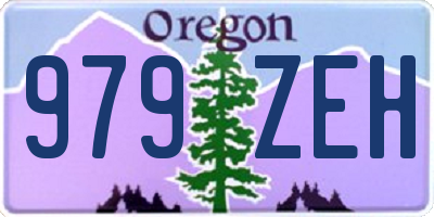 OR license plate 979ZEH