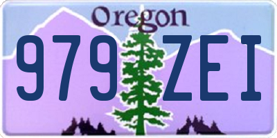 OR license plate 979ZEI