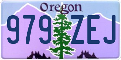 OR license plate 979ZEJ