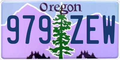 OR license plate 979ZEW