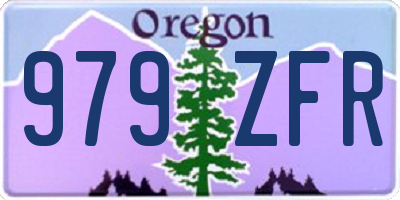 OR license plate 979ZFR