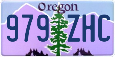 OR license plate 979ZHC