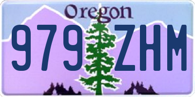 OR license plate 979ZHM